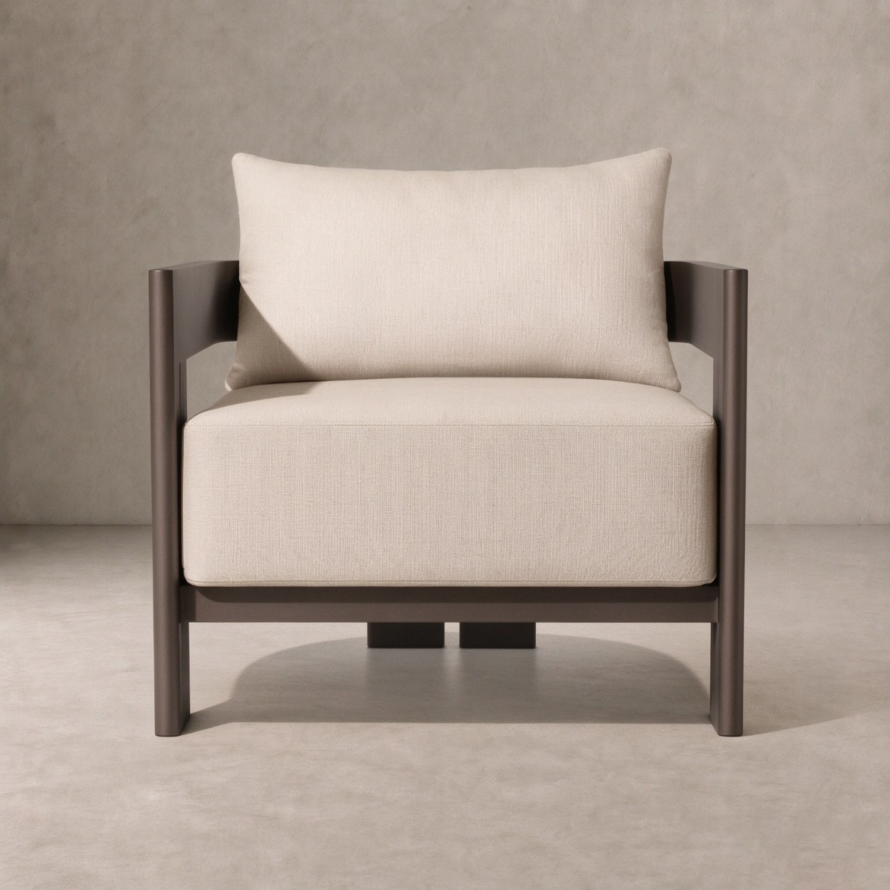 MODERNA Aluminum Outdoor Swivel Lounge Chair - WBERT HOME