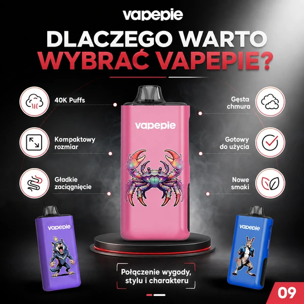Vapepie 40K – szczegóły kolekcji