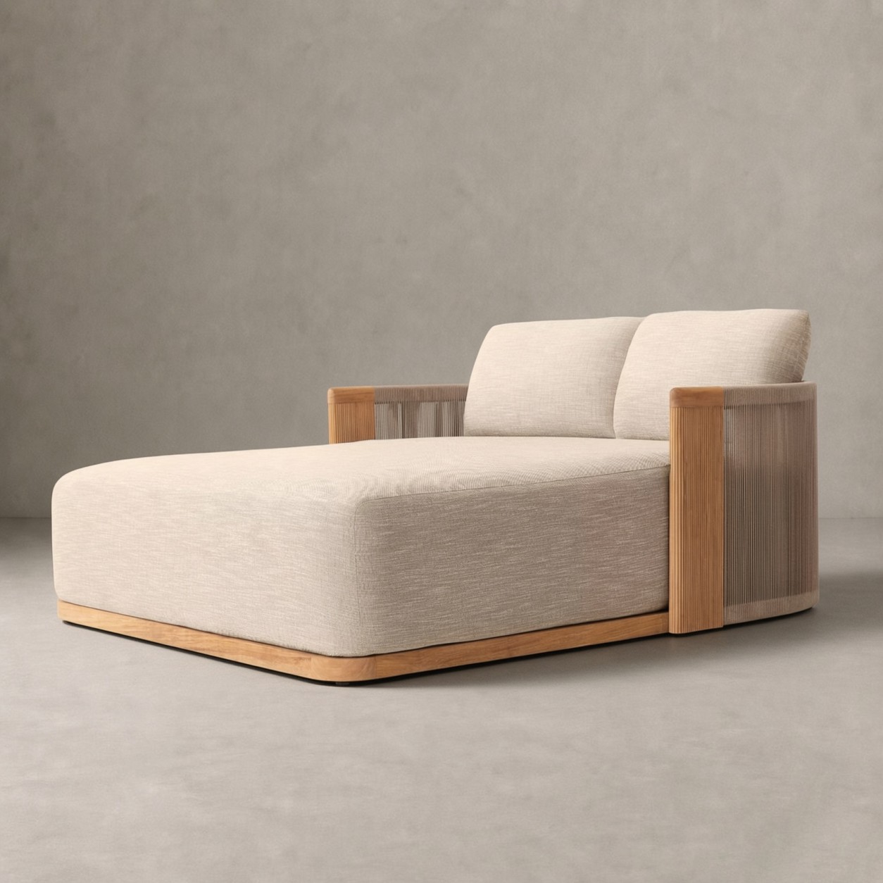 STRAND Teak Outdoor Daybed - WBERT HOME