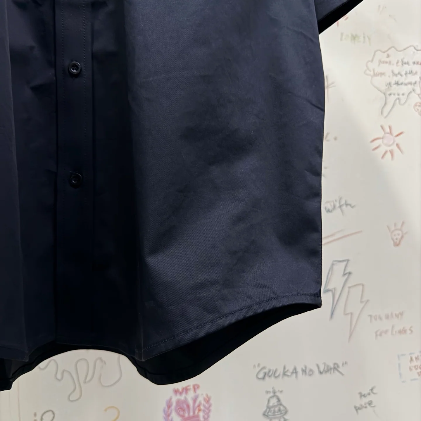 Balenciaga Top-Quality Version Workwear Short Sleeve Shirt #387627