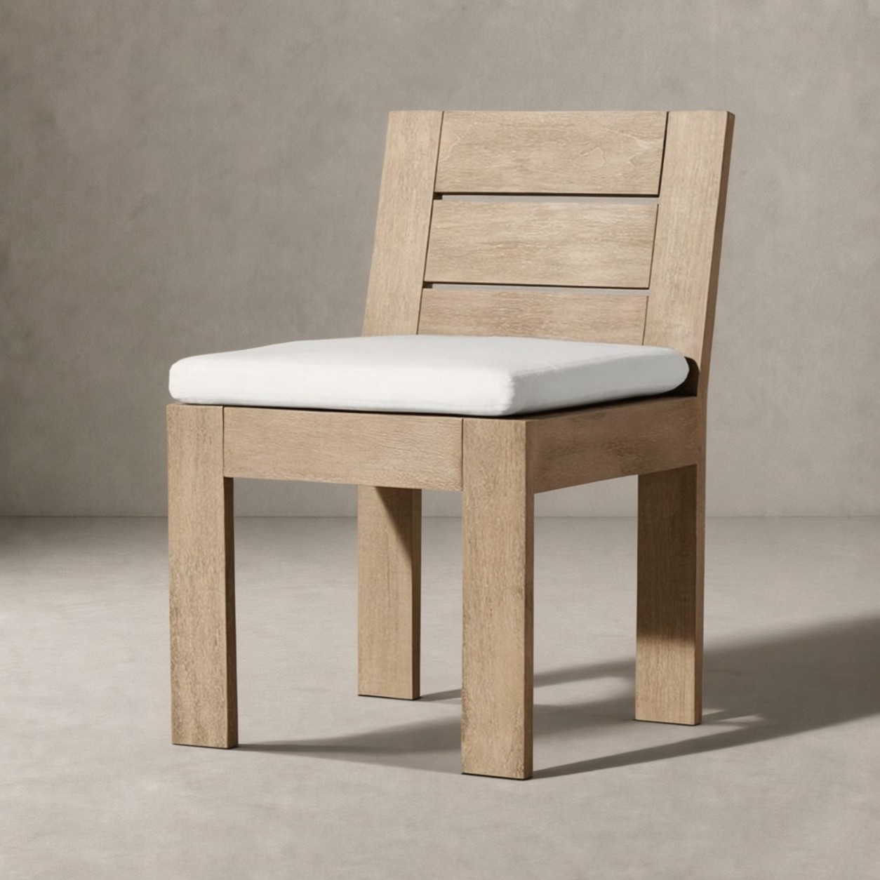 AREZZO Teak Dining Armchair - WBERT HOME