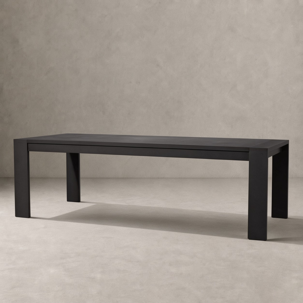 AREZZO Aluminum Rectangular Dining Table - WBERT HOME