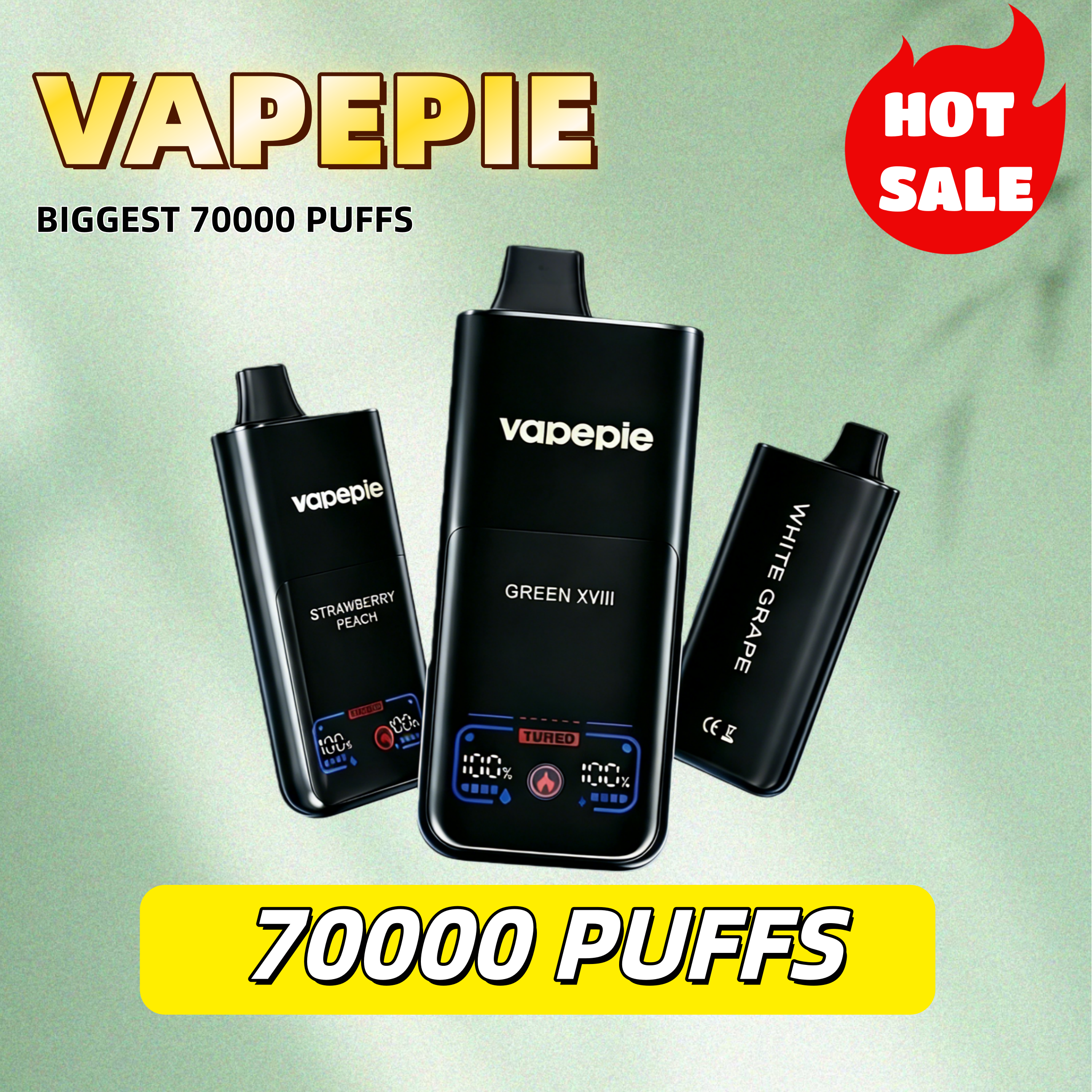 VAPEPIE Max Cloud Max Run – jednorazowa e-papieros o pojemności 70 000 zaciągnięć - vapepodpl