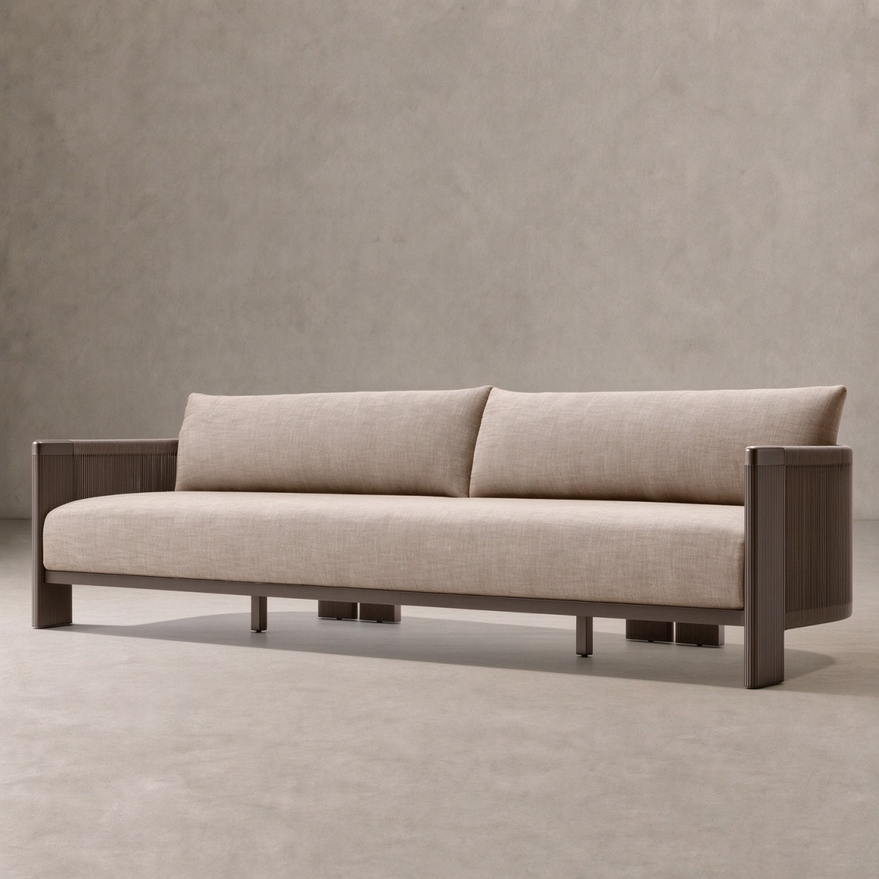 STRAND Aluminum Outdoor Sofa - WBERT HOME