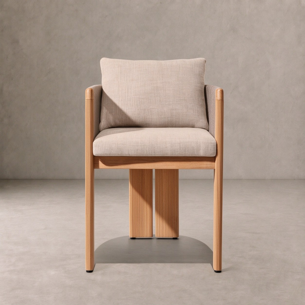 STRAND Teak Outdoor Dining Armchair - WBERT HOME