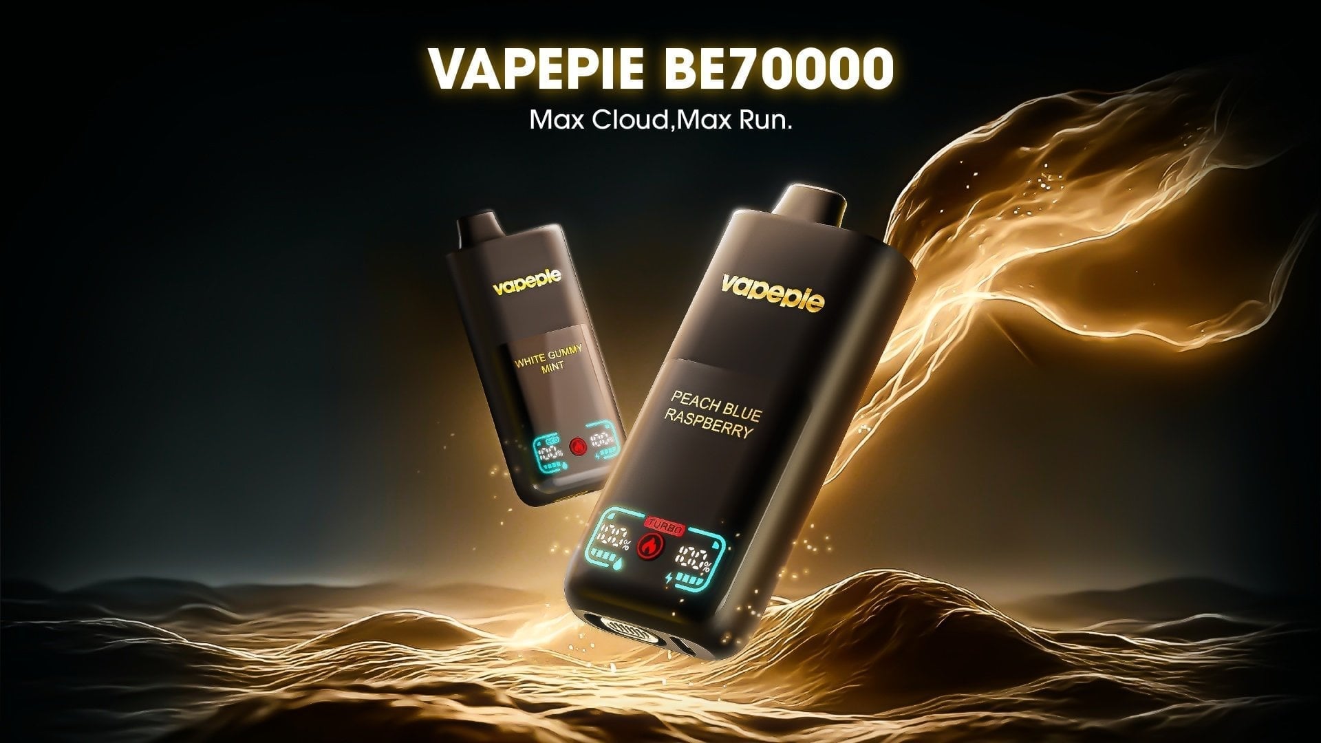 VAPEPIE Max Cloud Max Run – jednorazowa e-papieros o pojemności 70 000 zaciągnięć - vapepodpl
