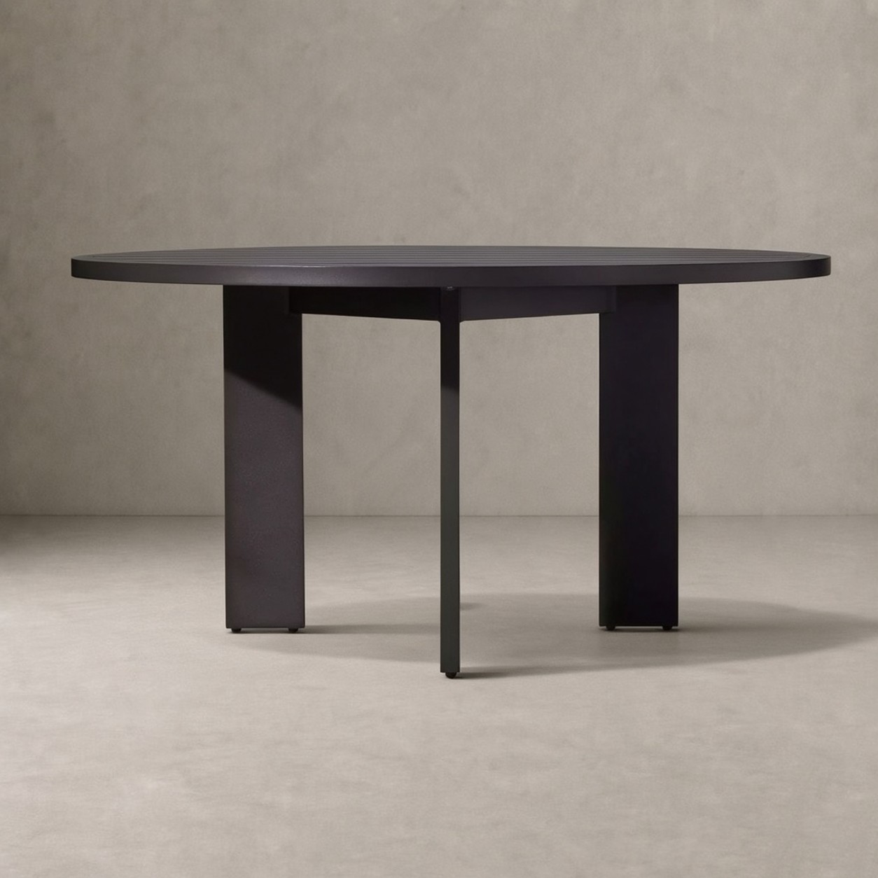 AREZZO Aluminum Round Dining Table - WBERT HOME