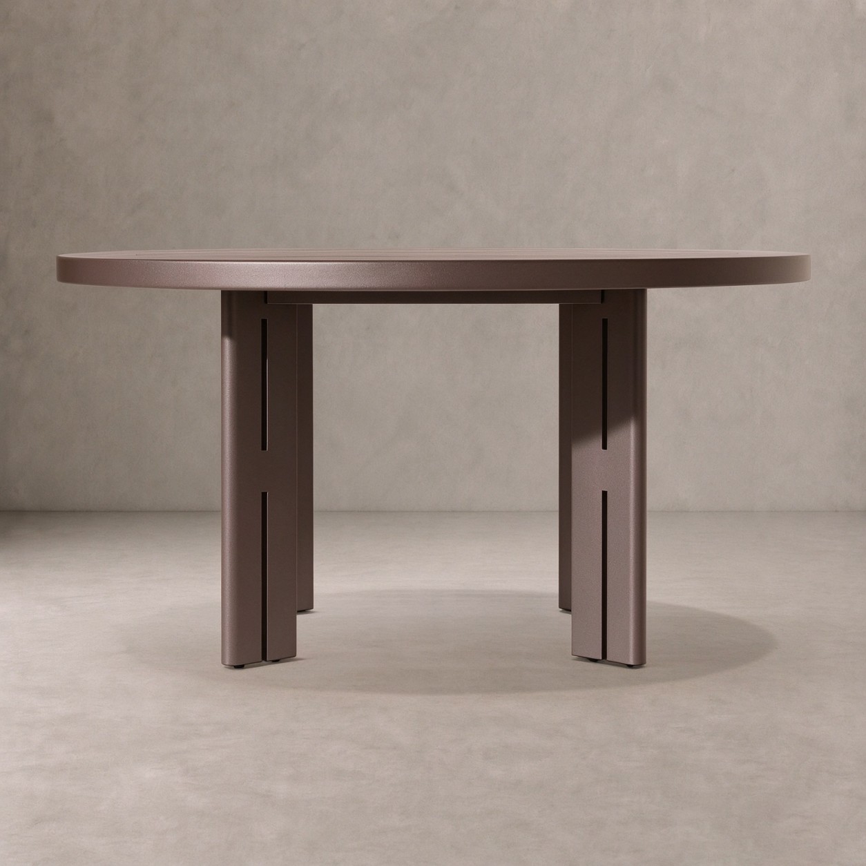MODERNA Aluminum Outdoor Round Dining Table - WBERT HOME