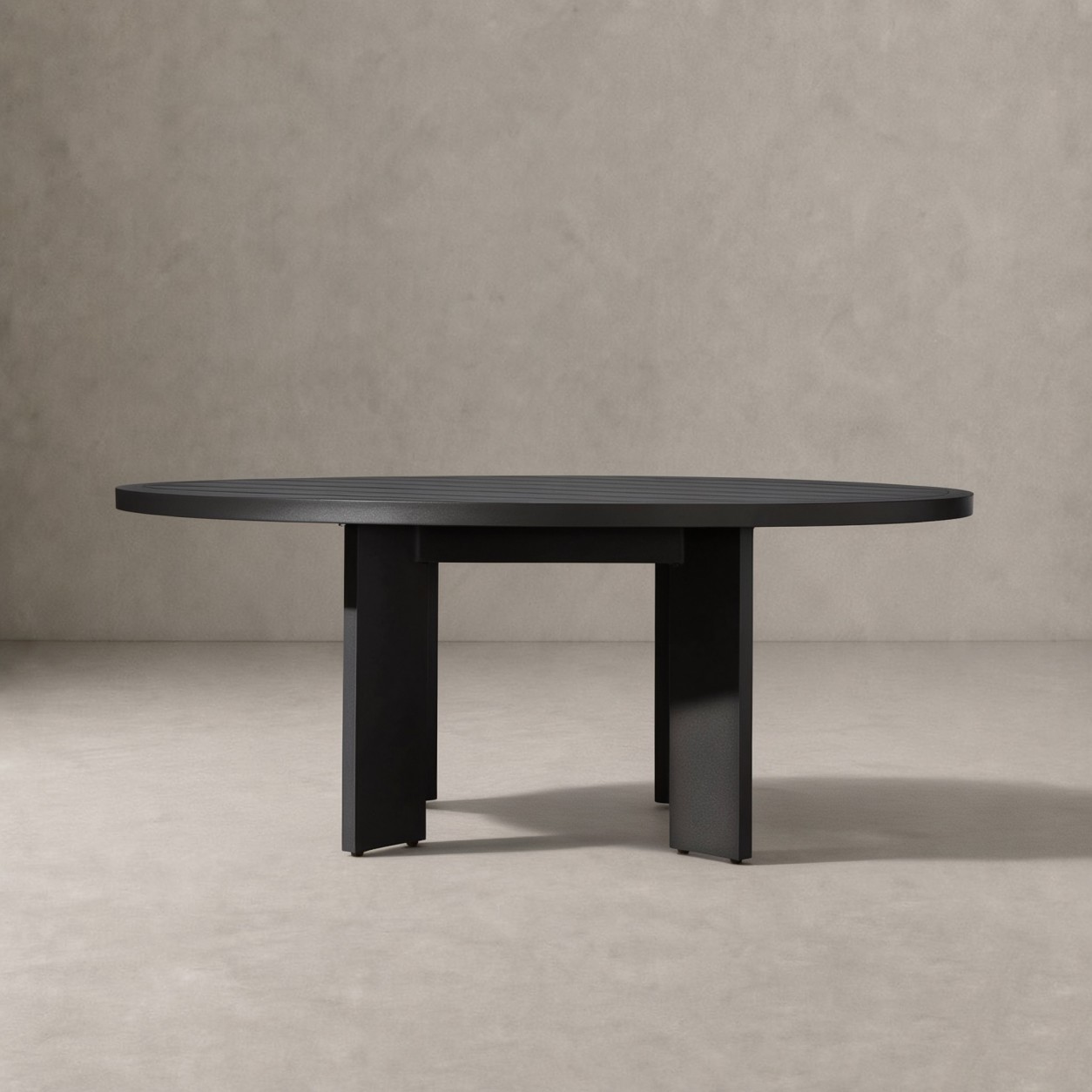 AREZZO Aluminum Round Dining Table - WBERT HOME