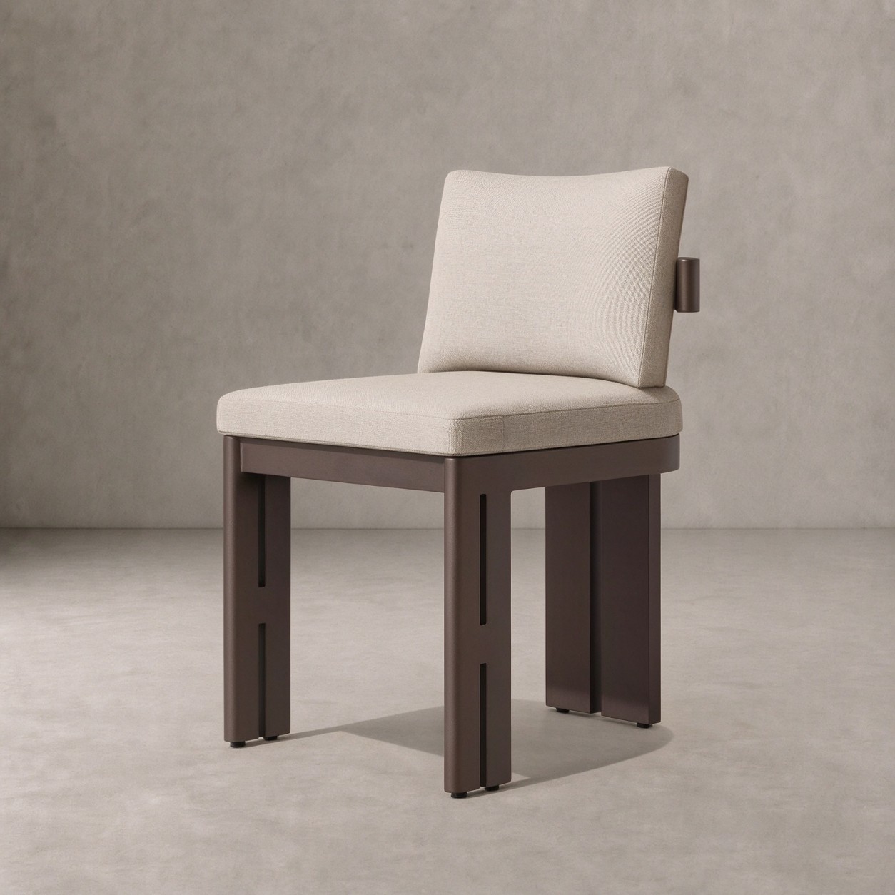 MODERNA Aluminum Outdoor Dining Side Chair - WBERT HOME