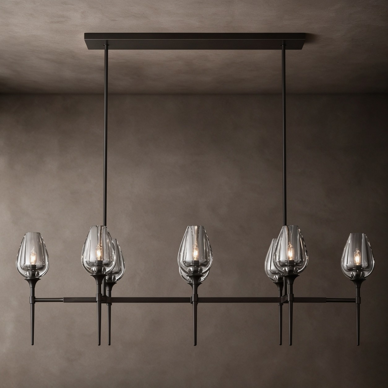 ARIA Crystal Linear Chandelier - WBERT HOME