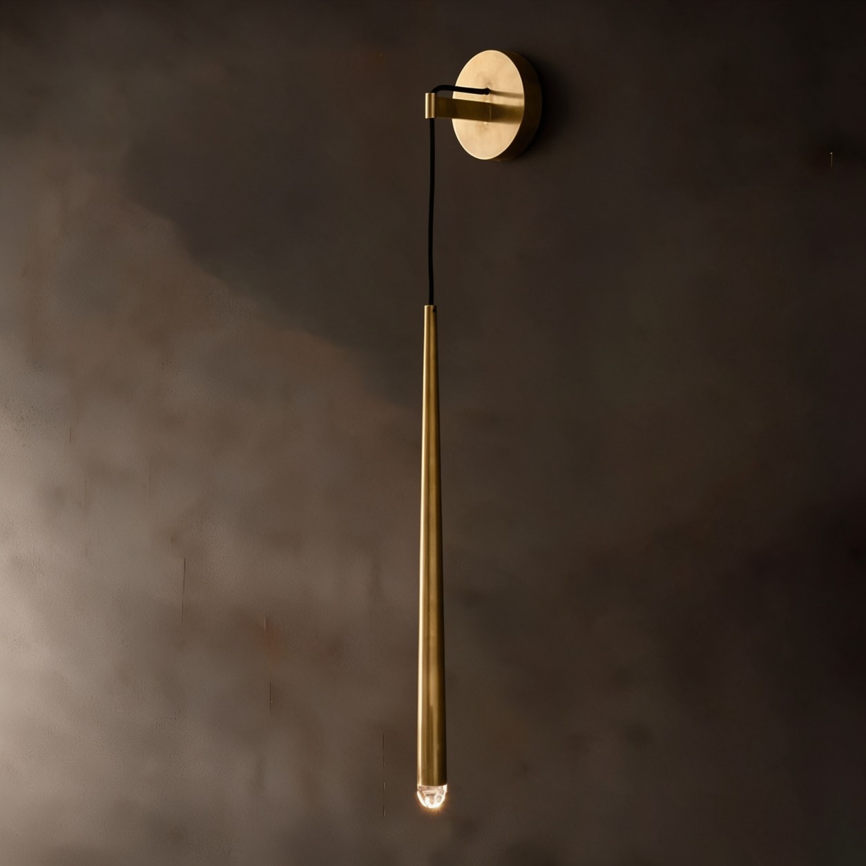 MARCEL Grand Brass Wall Sconce - WBERT HOME