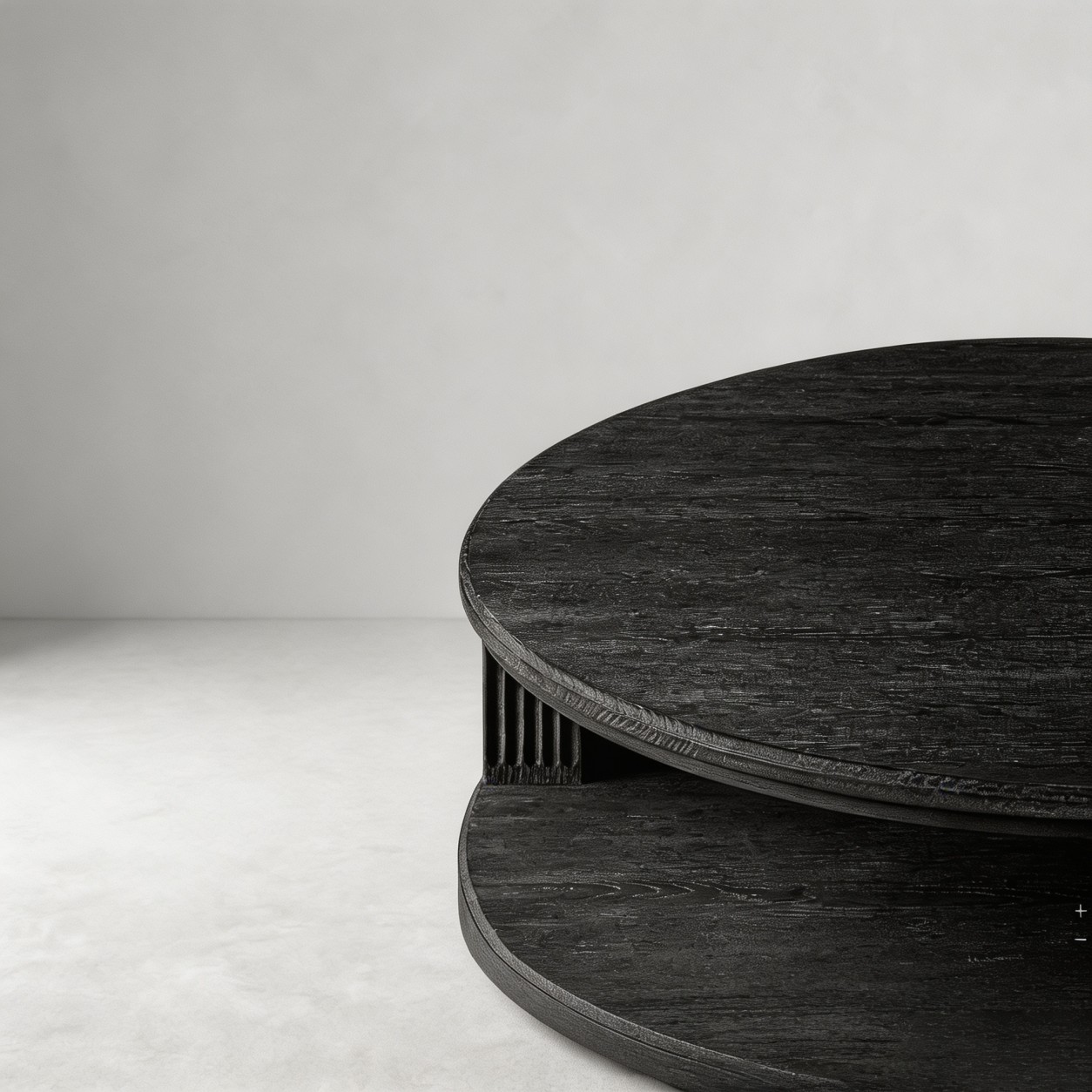 SAVOY Round Dual‑Tier Coffee Table - WBERT HOME