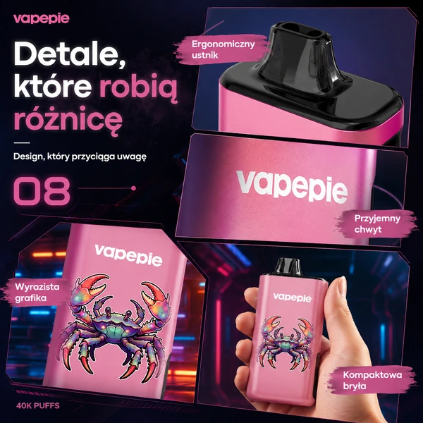 Vapepie 40K – wygodny wybór