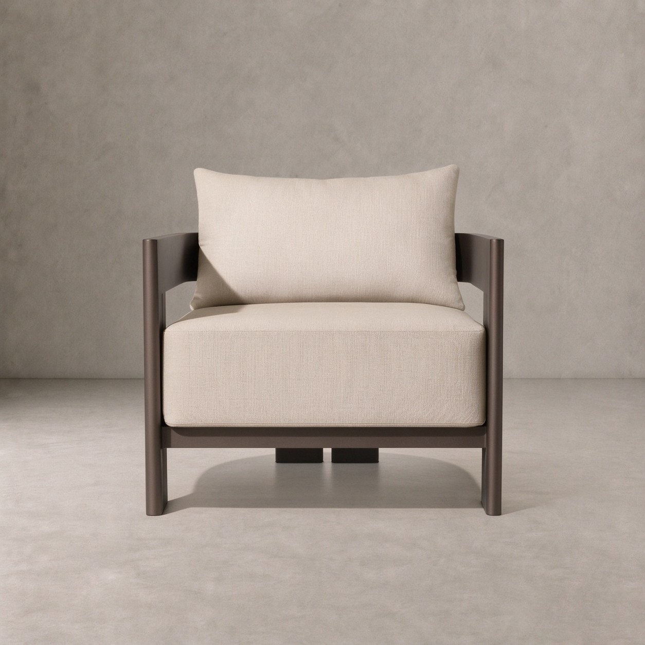 MODERNA Aluminum Outdoor Lounge Chair - WBERT HOME