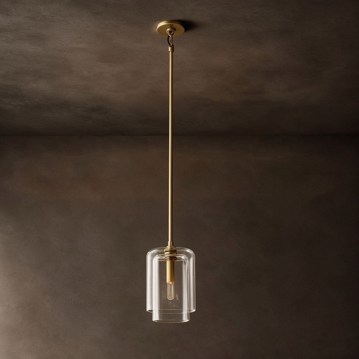 ELARA AMBER GLASS PENDANT - WBERT HOME