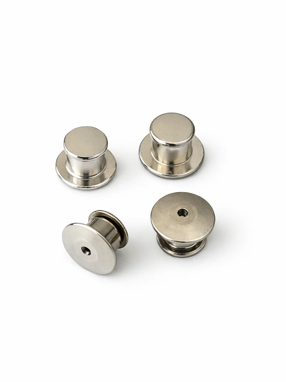 Metal Pin Backs - 4 Pack