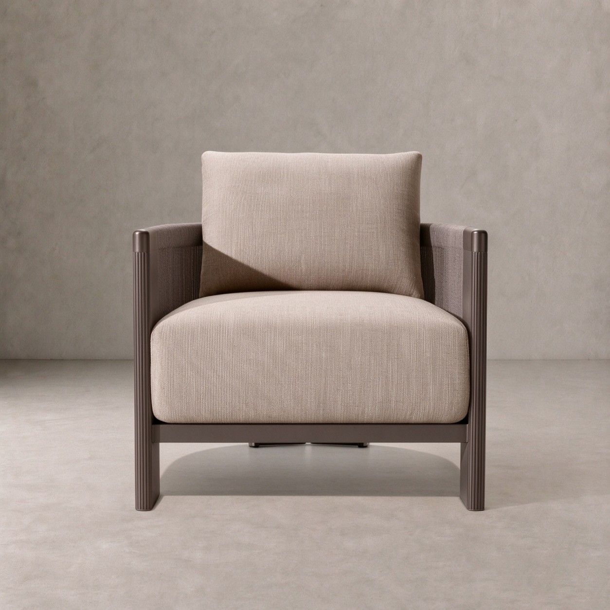 STRAND Aluminum Outdoor Lounge Chair - WBERT HOME