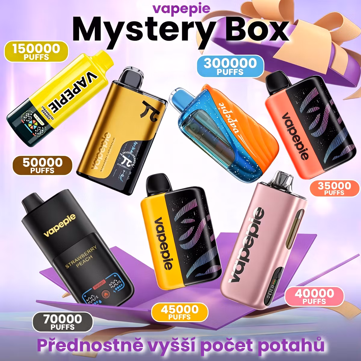 Pudełko niespodziankowe Vapepie | Dostępne zestawy 1/3/5/7/10 sztuk | - vapepodpl