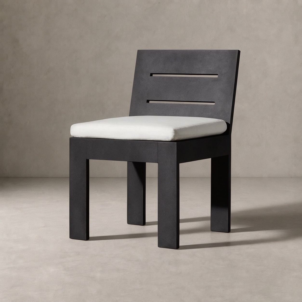AREZZO Aluminum Dining Side Chair - WBERT HOME