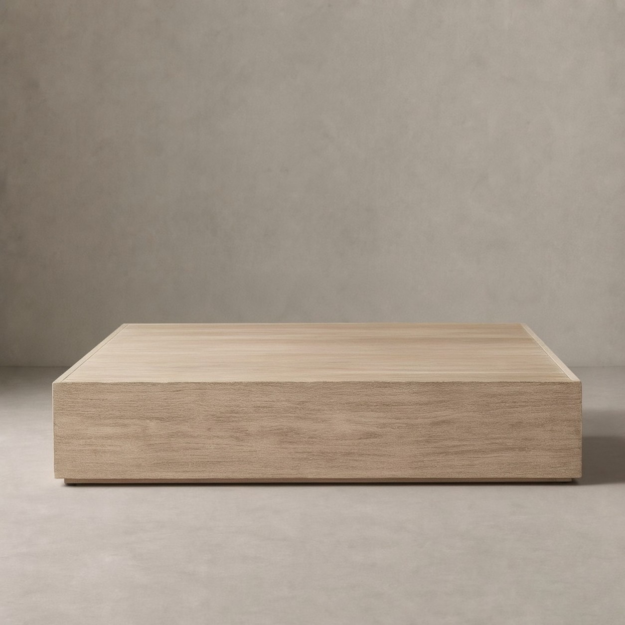 AREZZO Teak Box-Frame Rectangular Outdoor Coffee Table - WBERT HOME