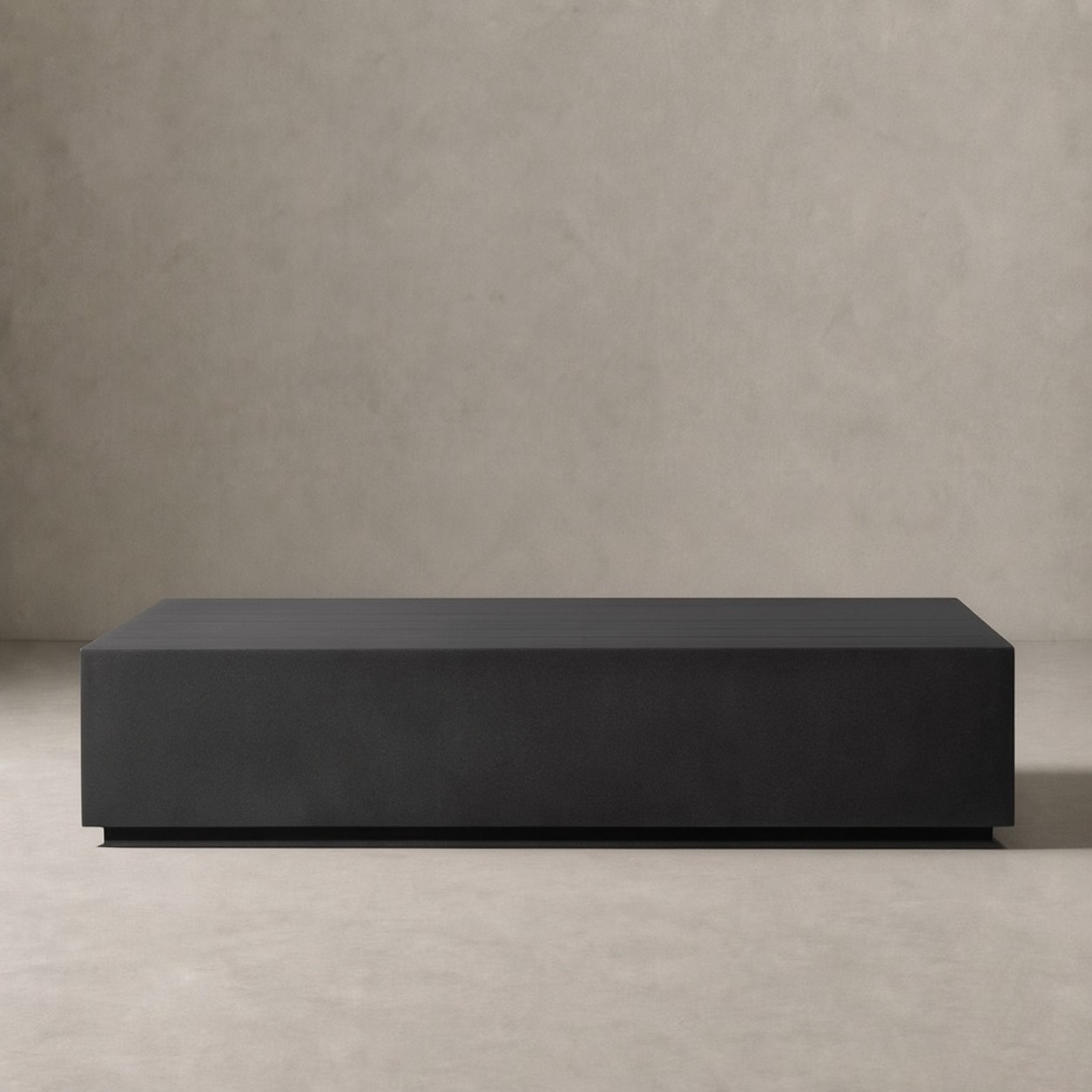 AREZZO Aluminum Rectangular Coffee Table - WBERT HOME