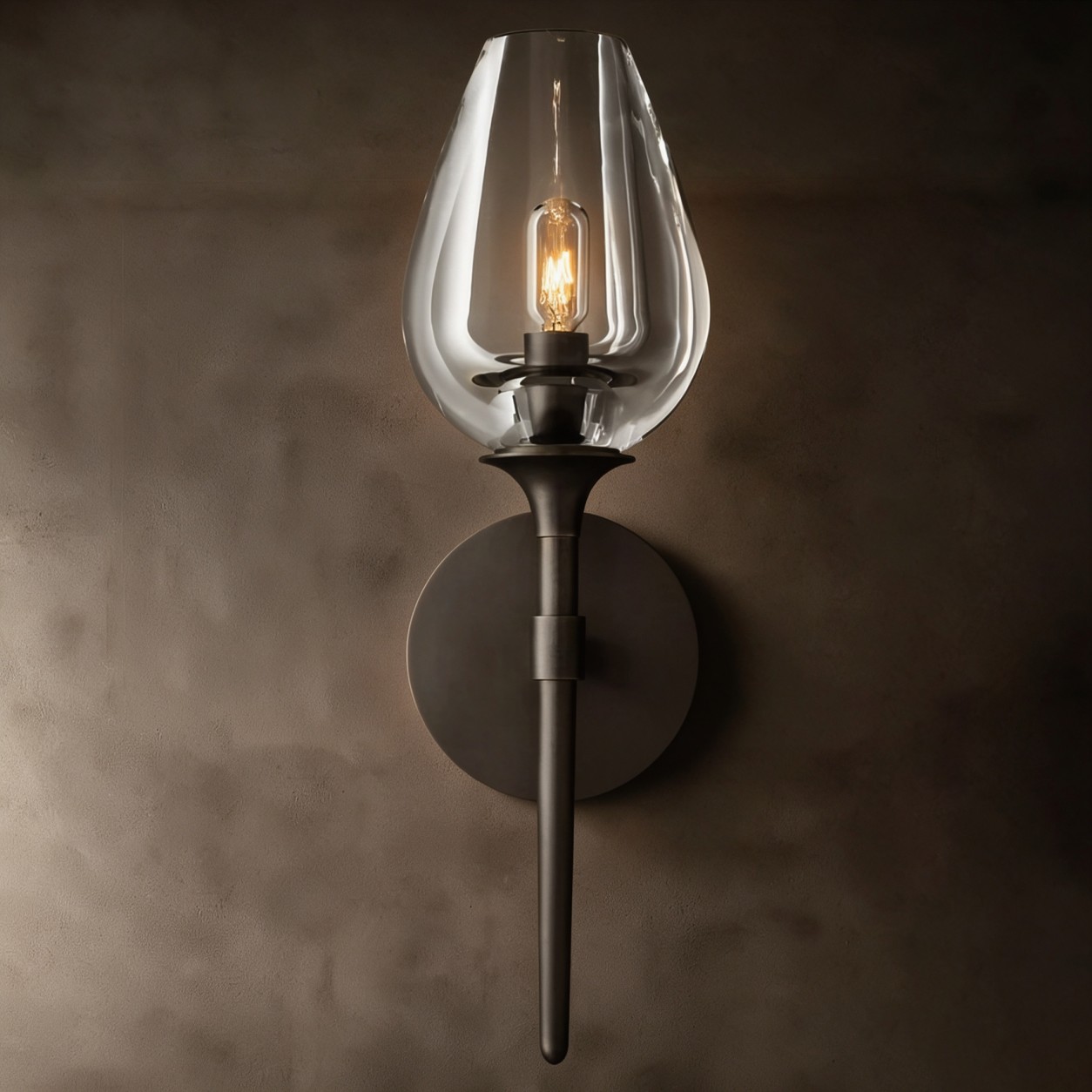 ARIA Crystal Single Wall Sconce 16