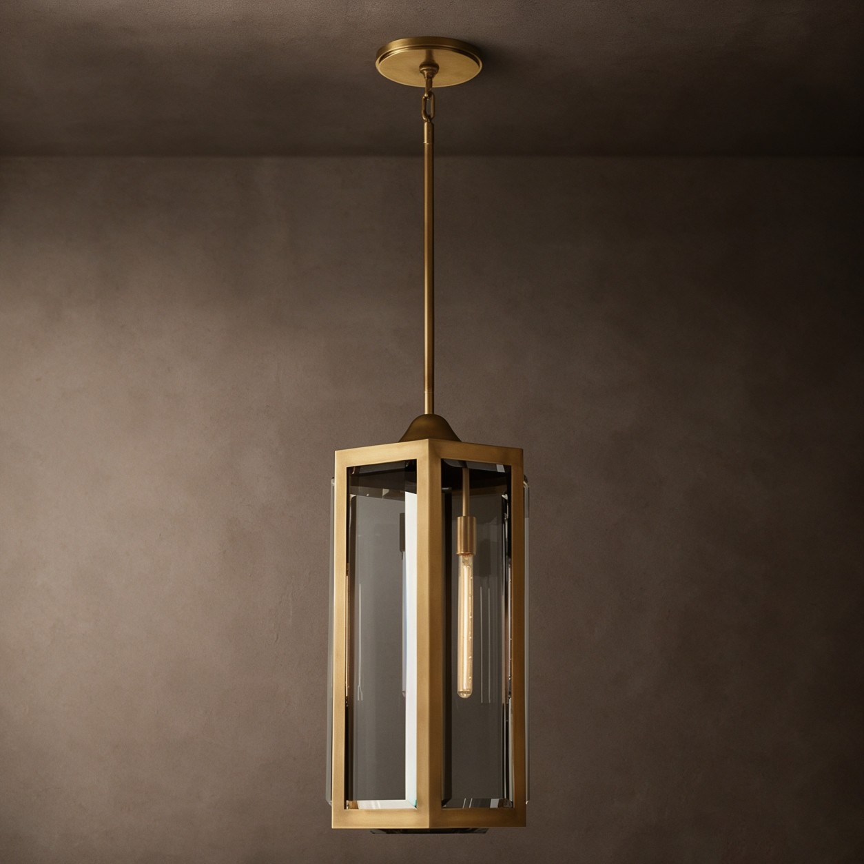 GARRISON Grand Hexagonal Crystal Pendant - WBERT HOME