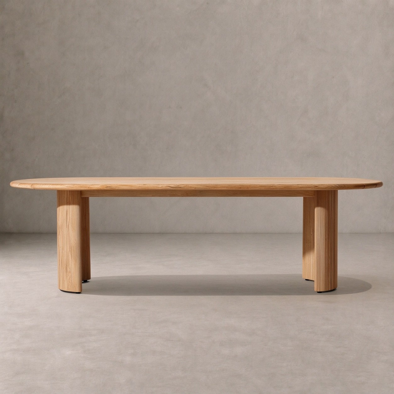 STRAND Teak Outdoor Rectangular Dining Table - WBERT HOME