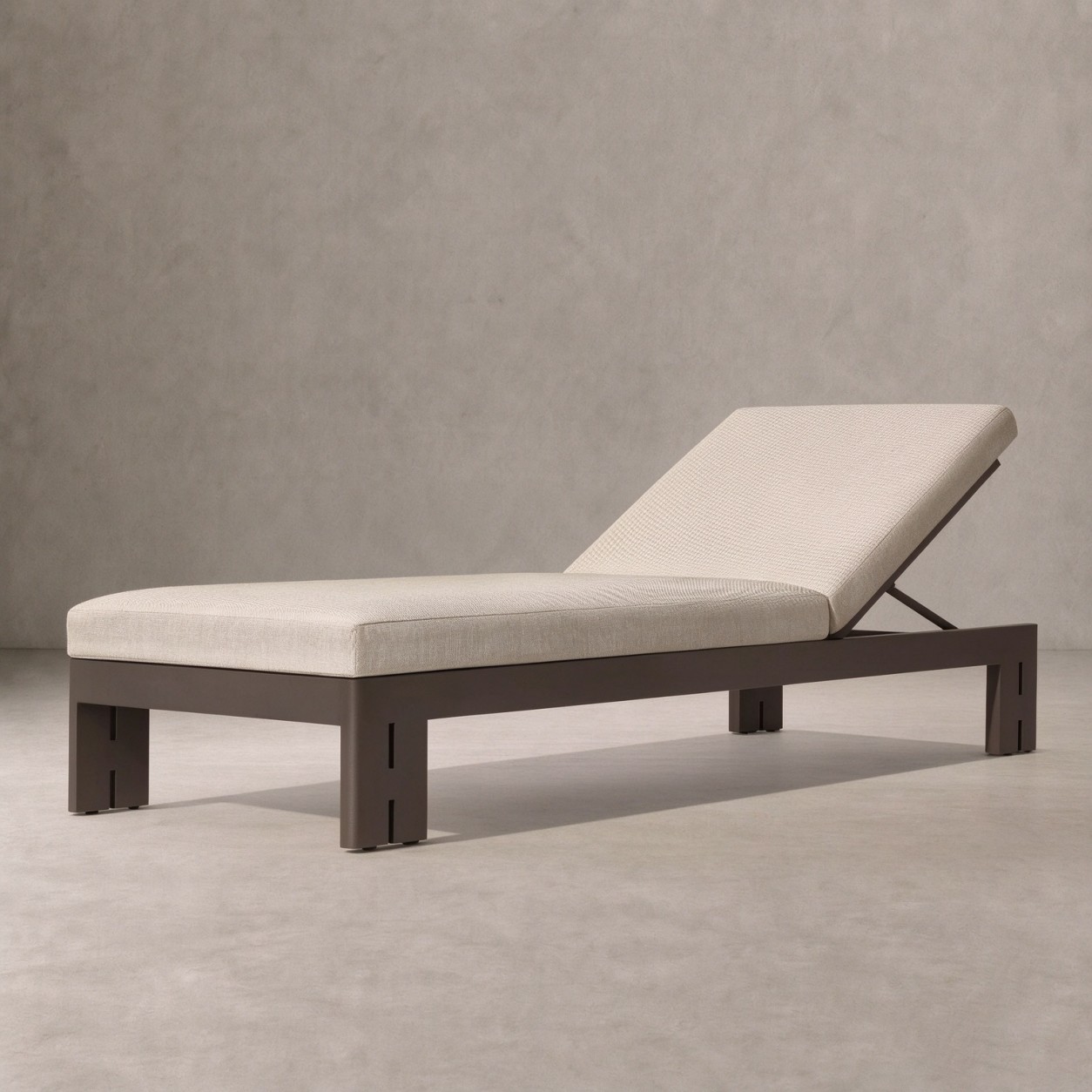 MODERNA Aluminum Outdoor Adjustable Chaise - WBERT HOME