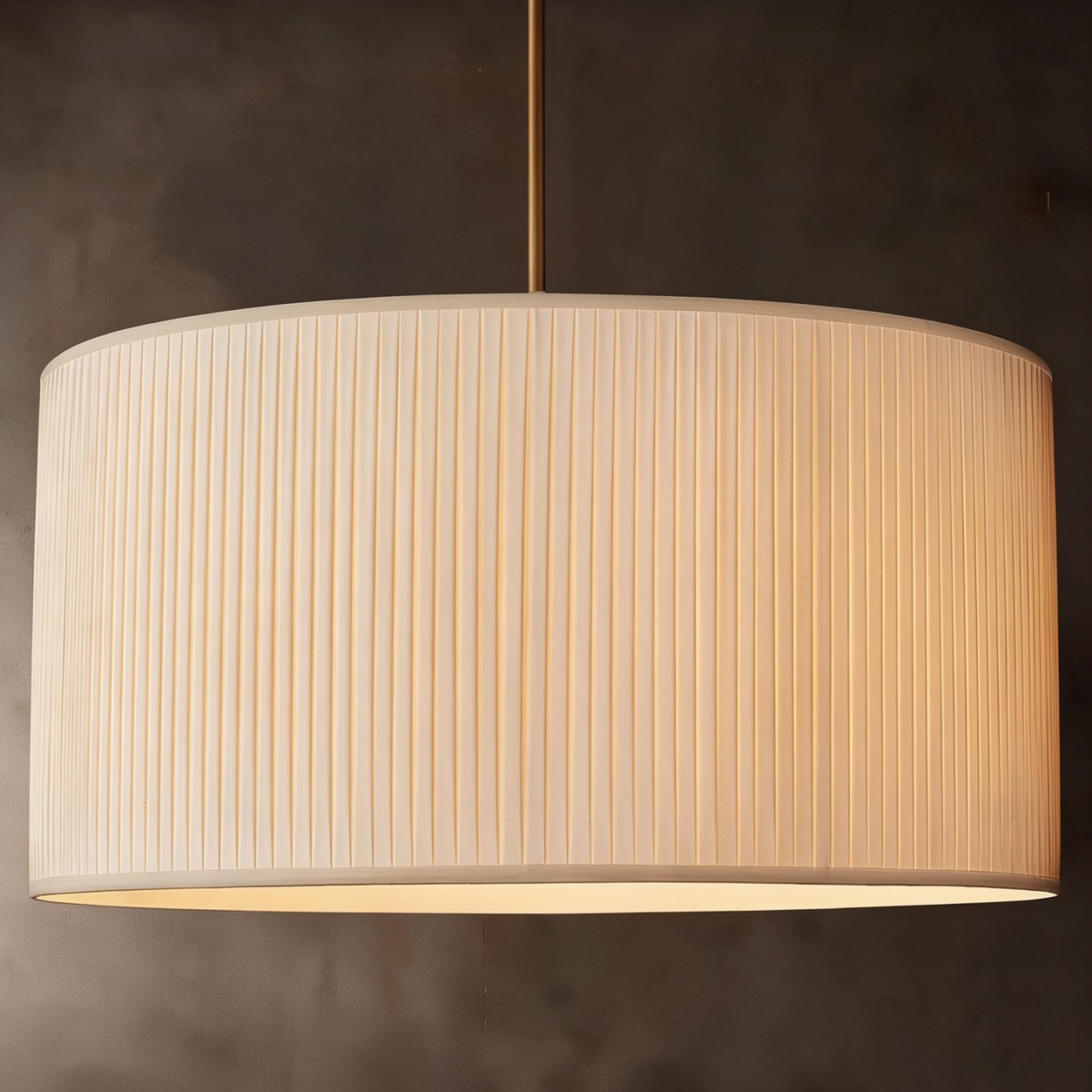 LILLIAN Pleated Drum Pendant 36
