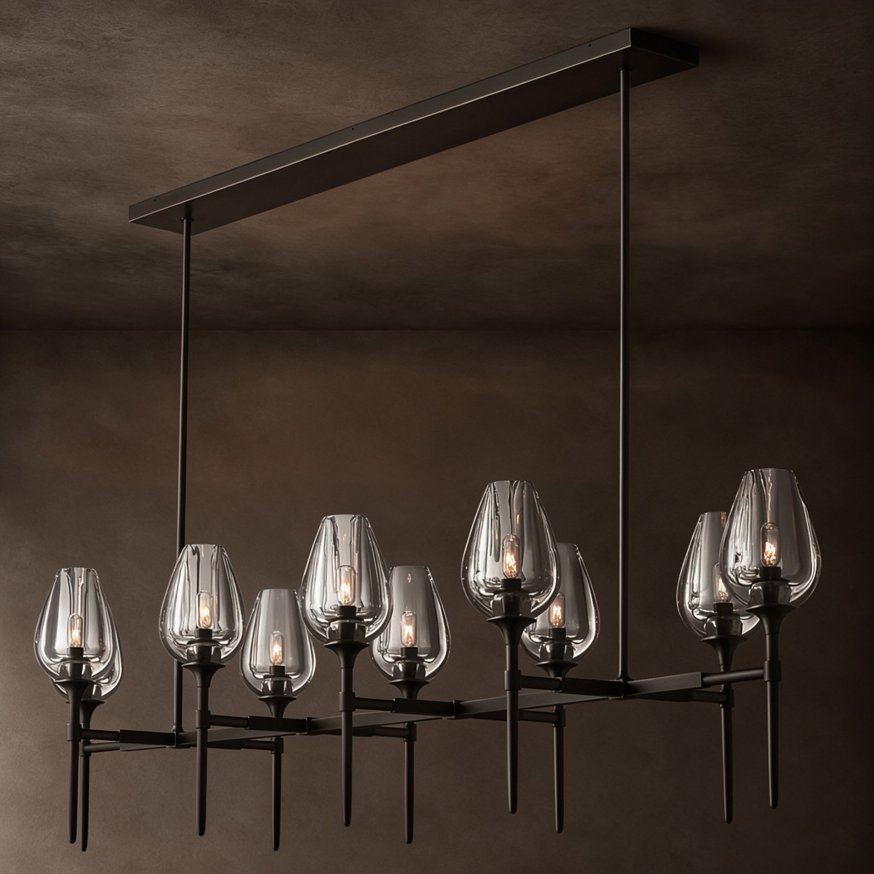 ARIA Crystal Linear Chandelier 72