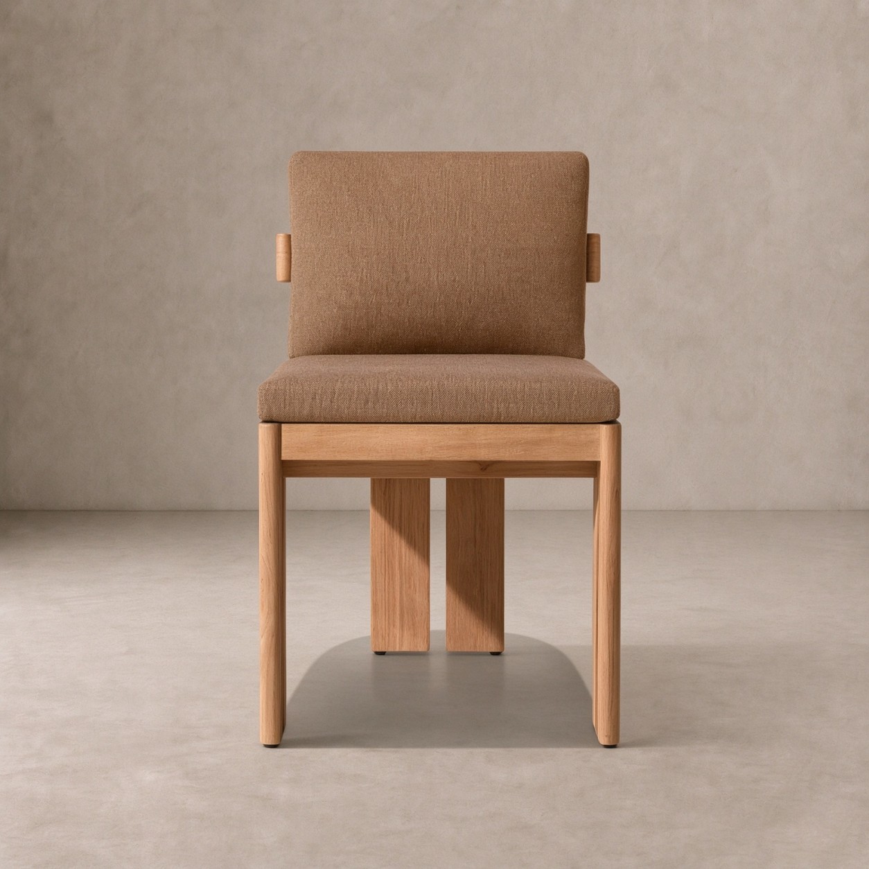 MODERNA Teak Outdoor Dining Side Chair - WBERT HOME