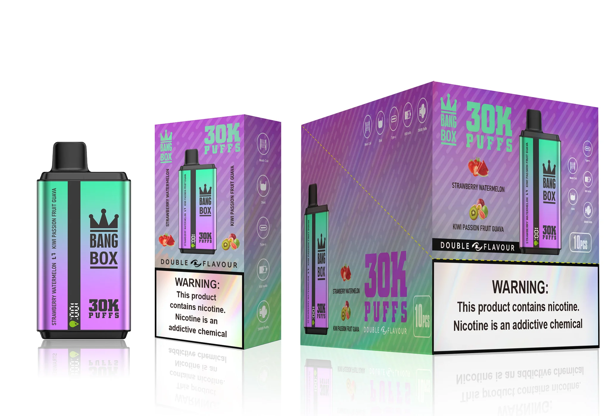 BANG BOX 30K 2 smaki w 1 – aż do 30K zaciągnięć - vapepodpl