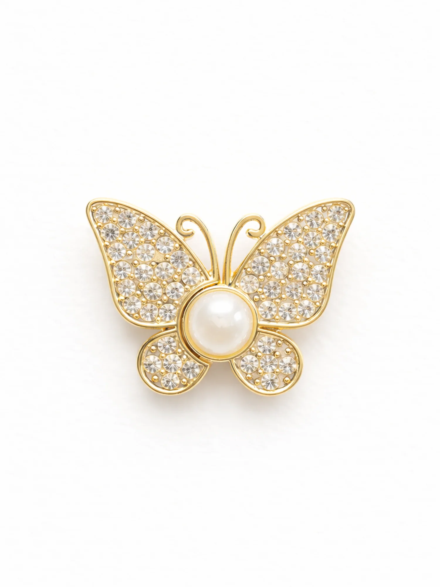 Crystal Butterfly Waist Pin Adjuster - Jeans Tightener