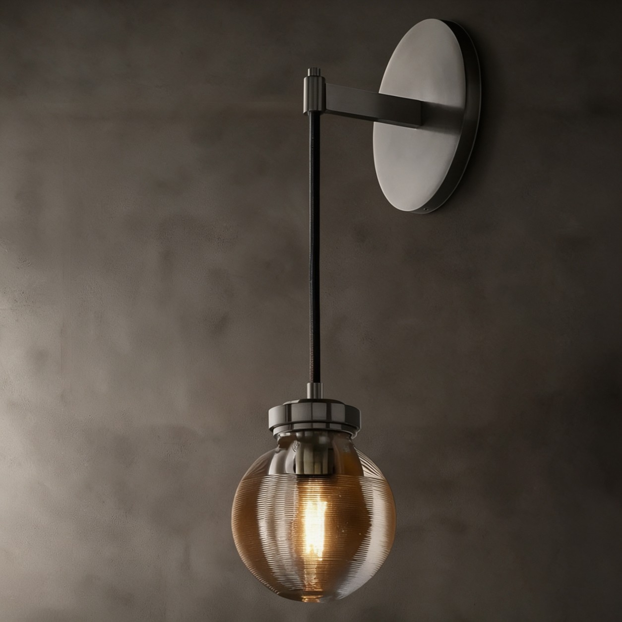 PERLA Glass Wall Sconce - WBERT HOME