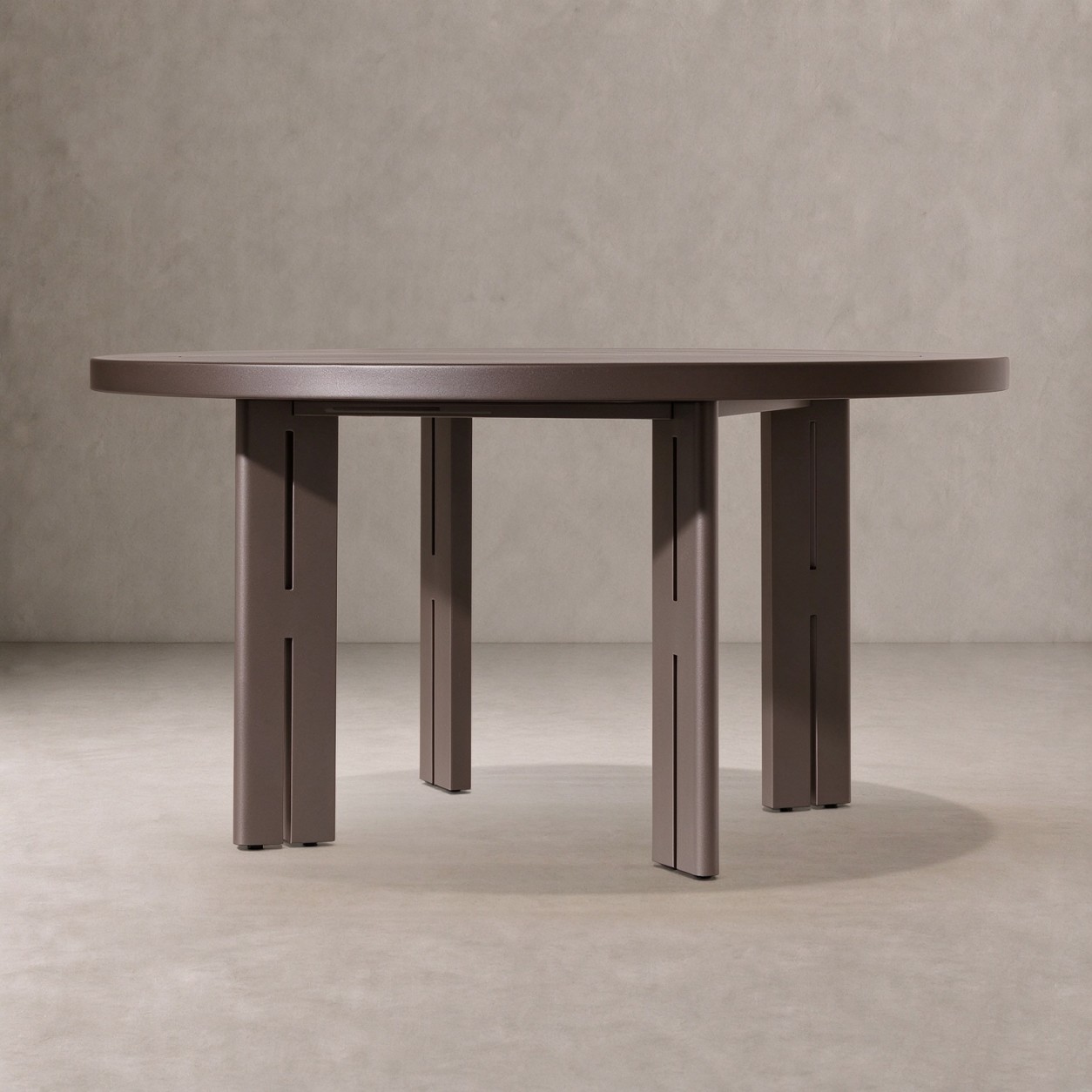 MODERNA Aluminum Outdoor Round Dining Table - WBERT HOME
