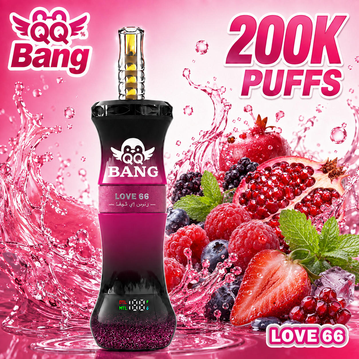 Bang QQ 200K  Disposable Vape Wholesale - vapepodpl