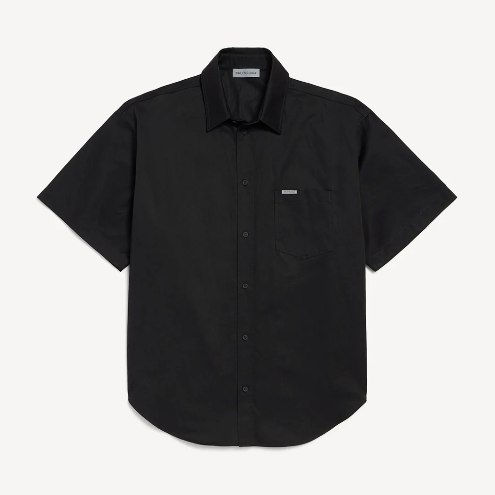 Balenciaga Top-Quality Version Workwear Short Sleeve Shirt #387627