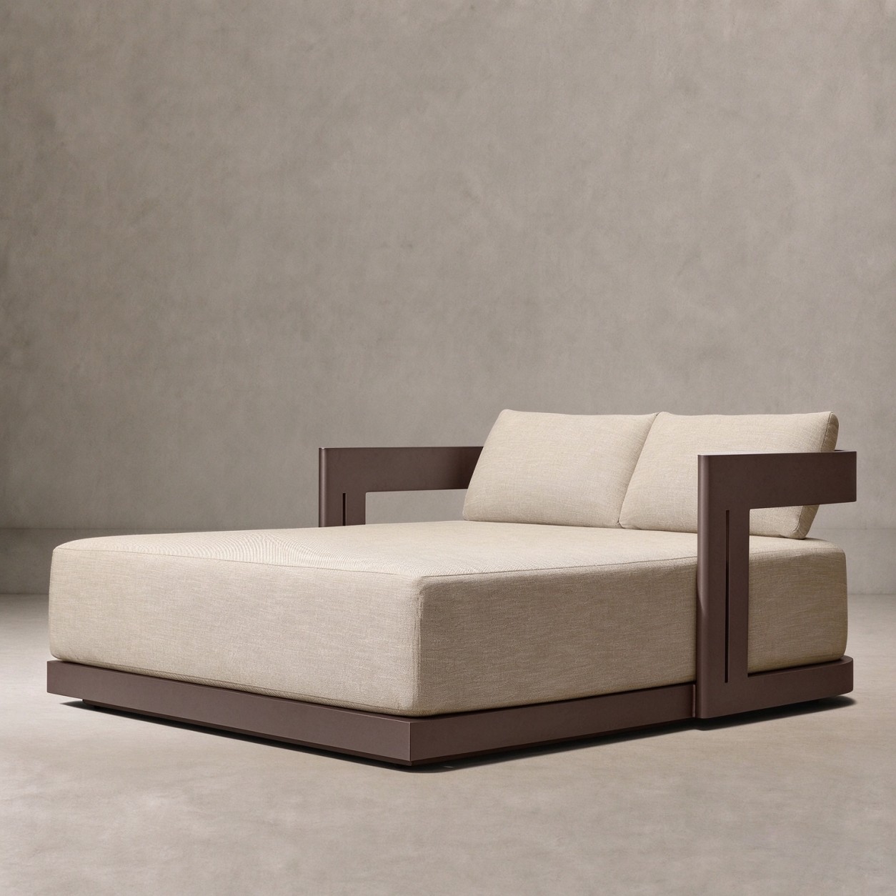 MODERNA Aluminum Outdoor Daybed - WBERT HOME