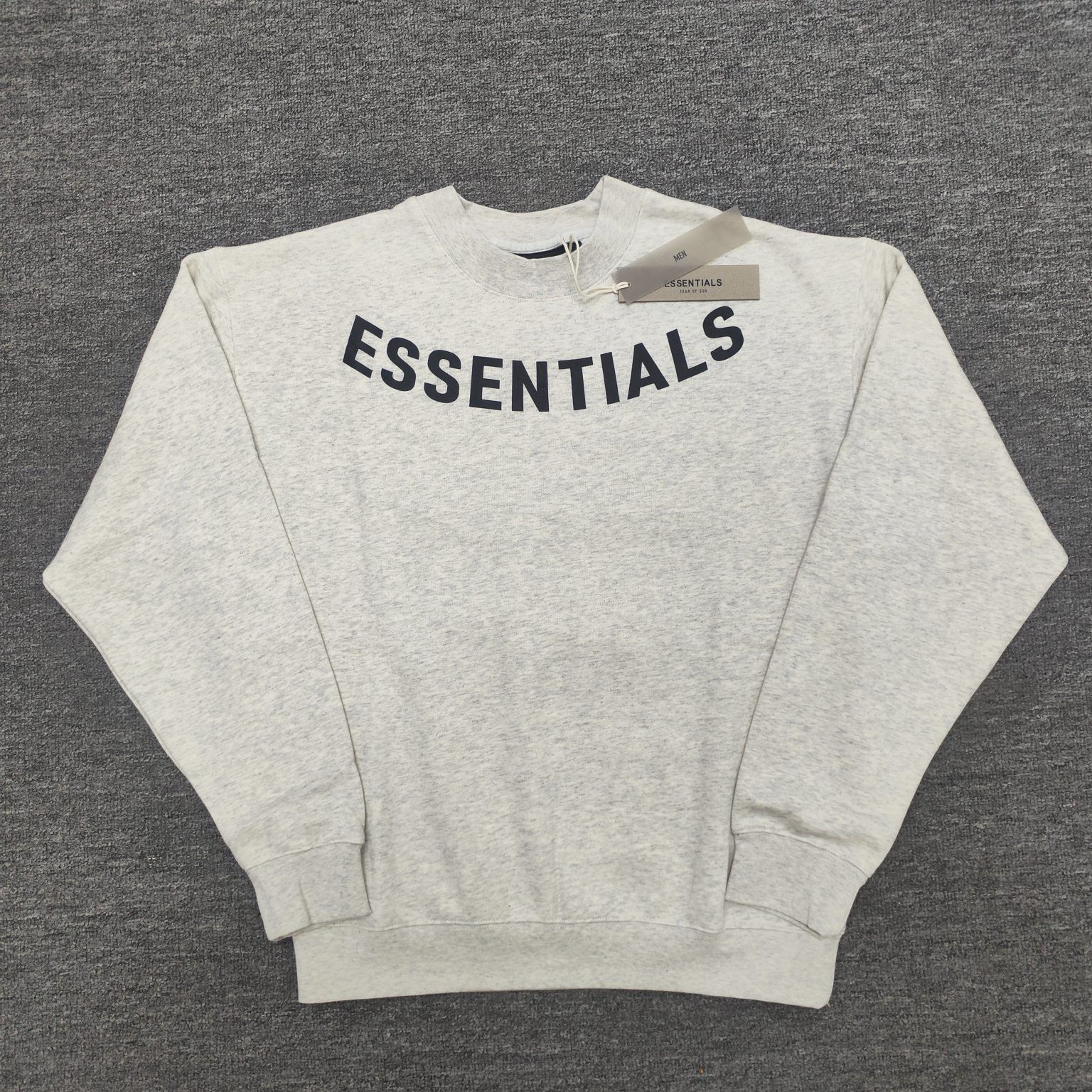 1:1 Top version crazy new silver gradient letter hipster fleece crewneck