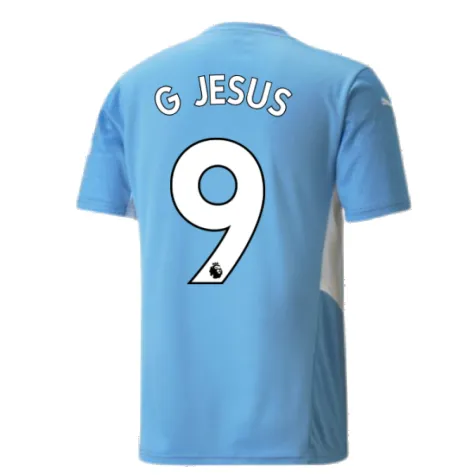 Kinder G.JESUS Manchester City 2021/22 Heimtrikot