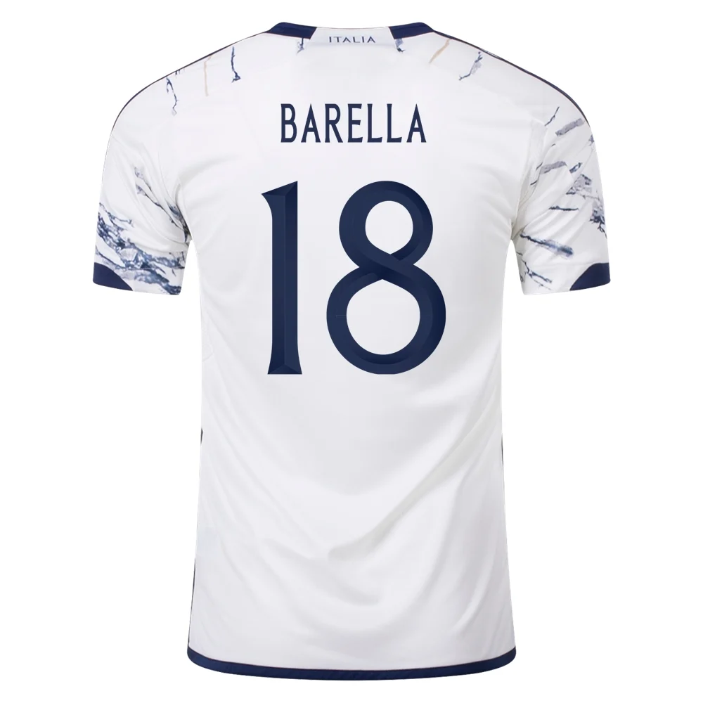 Italien #18 Nicolò Barella Auswärtstrikot 23/24