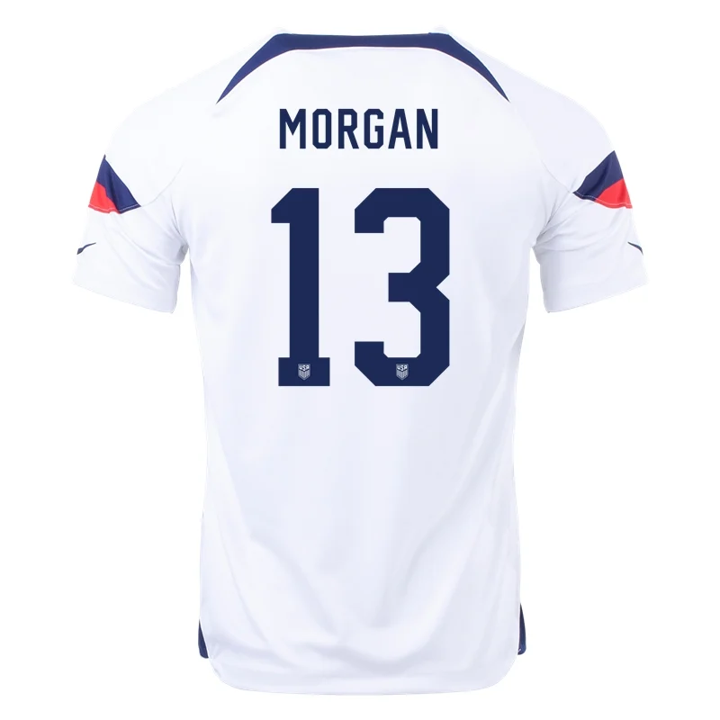 Alex Morgan #13 USWNT Heimtrikot Weltmeisterschaft 2022