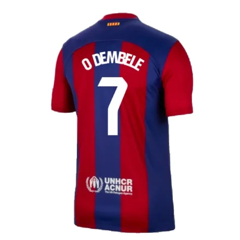 Kinder O.DEMBELE FC Barcelona 2023/24 Heimtrikot