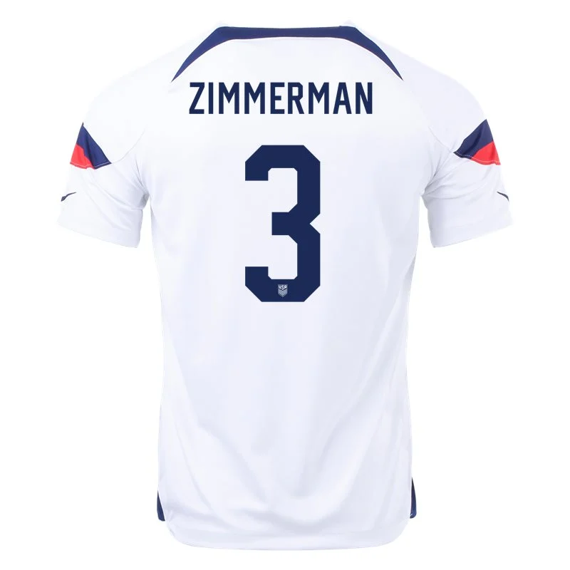 Walker Zimmerman #3 USMNT Heimtrikot Weltmeisterschaft 2022