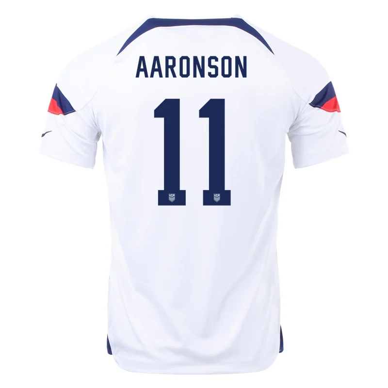 Brenden Aaronson #11 USMNT Heimtrikot Weltmeisterschaft 2022