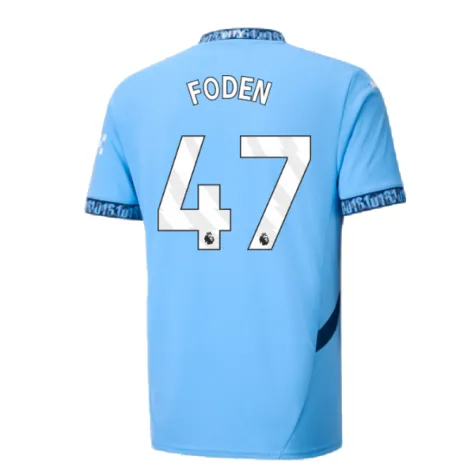 Kinder FODEN Manchester City 2024/25 Heimtrikot