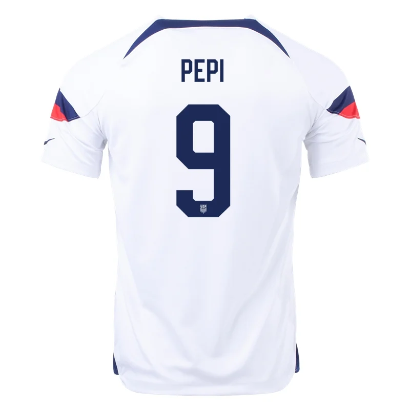 Ricardo Pepi #9 USMNT Heimtrikot Weltmeisterschaft 2022