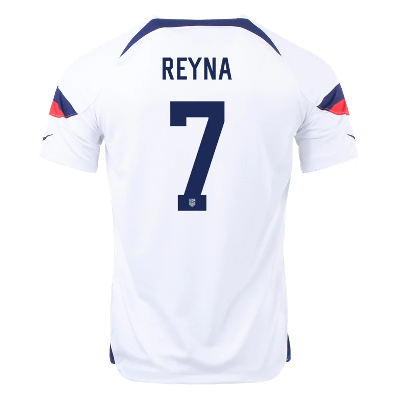 Giovanni Reyna #7 USMNT Heimtrikot Weltmeisterschaft 2022